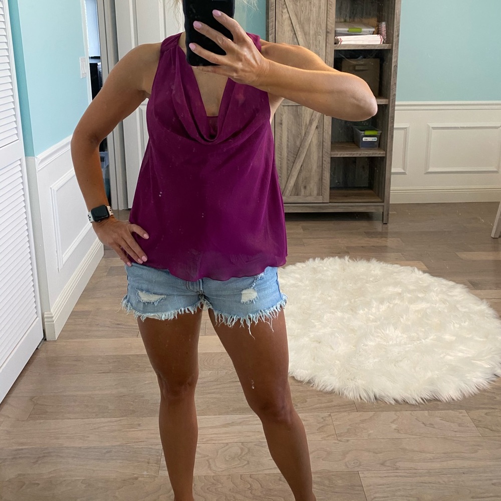 RACHEL by Rachel Roy Flowy sleeveless top XS